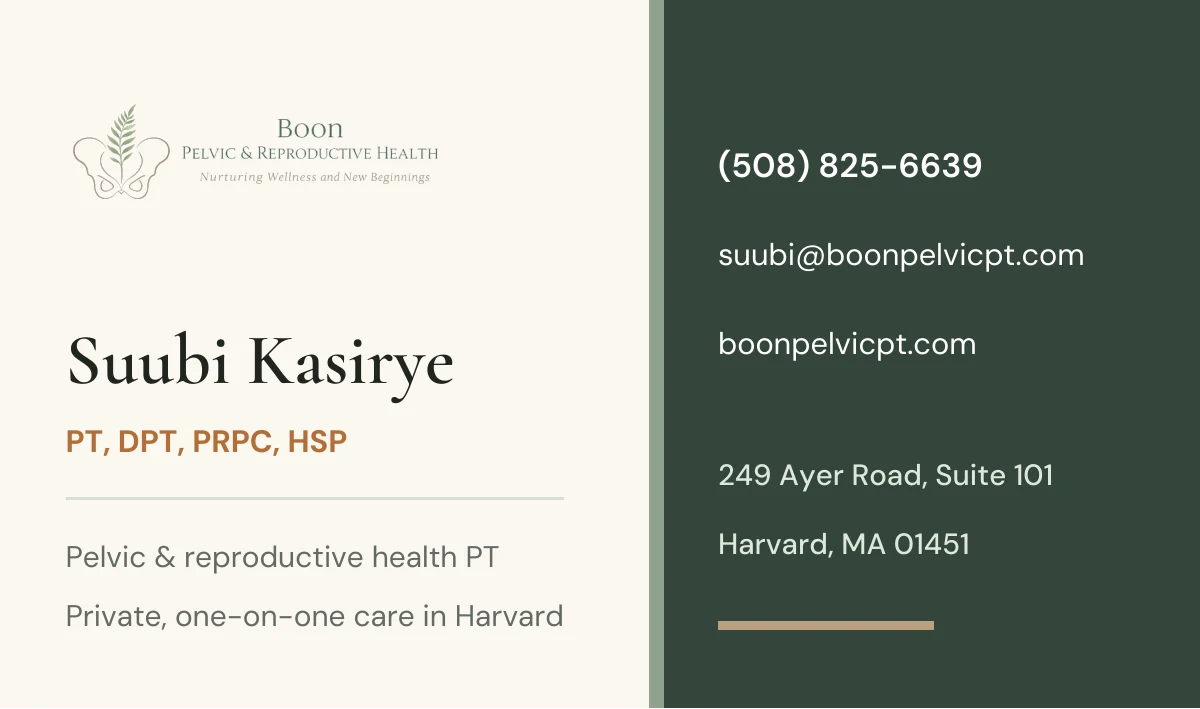 Boon business card design